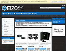 Tablet Screenshot of eizoshop.nl